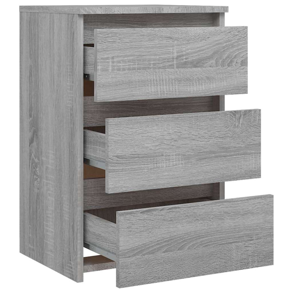 vidaXL Noptiere, 2 buc., gri sonoma, 40x35x62,5 cm, lemn prelucrat vidaXL Noptiere, 2 buc., gri sonoma, 40x35x62,5 cm, lemn prelucrat