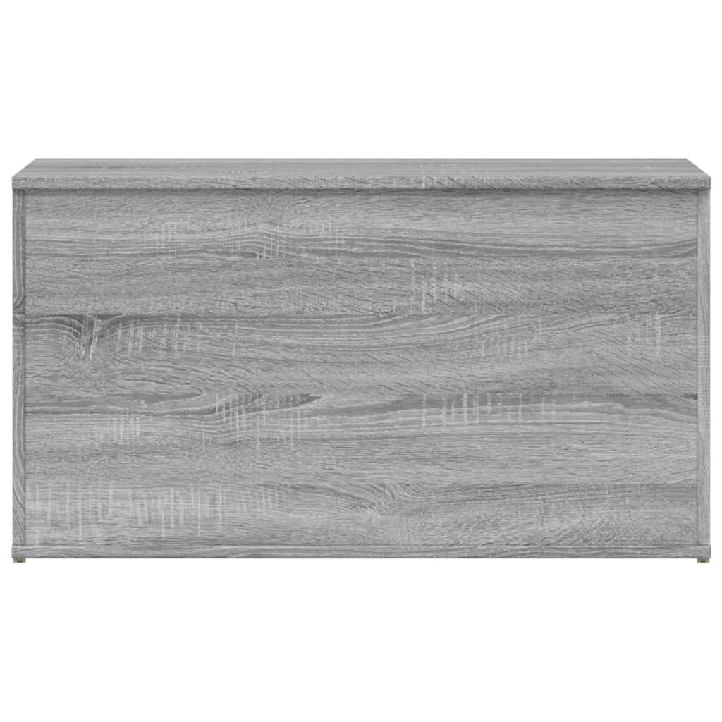 vidaXL Cufăr de depozitare, gri sonoma, 84x42x46 cm, lemn compozit vidaXL Cufăr de depozitare, gri sonoma, 84x42x46 cm, lemn compozit