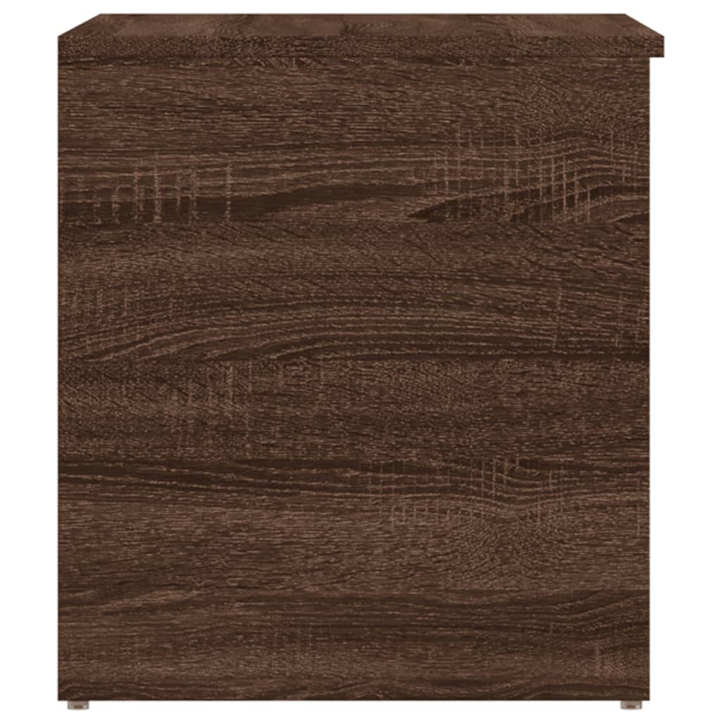 vidaXL Cufăr de depozitare, stejar maro, 84x42x46 cm, lemn compozit