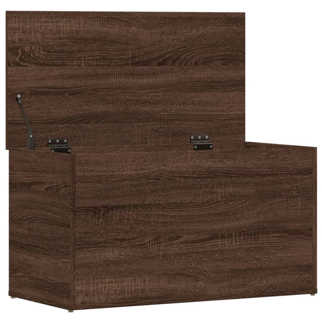 vidaXL Cufăr de depozitare, stejar maro, 84x42x46 cm, lemn compozit