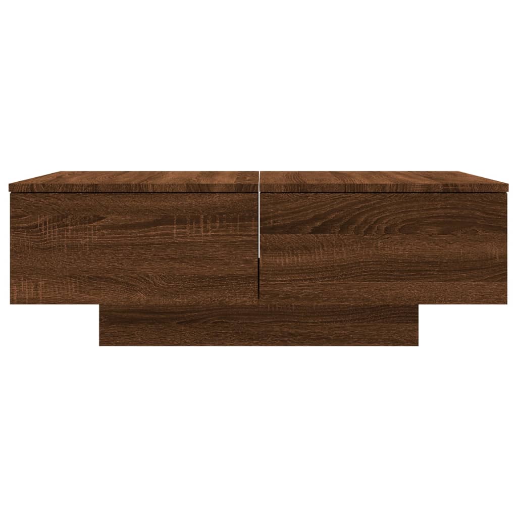 vidaXL Măsuță de cafea, stejar maro, 90x60x31 cm, lemn prelucrat vidaXL Măsuță de cafea, stejar maro, 90x60x31 cm, lemn prelucrat