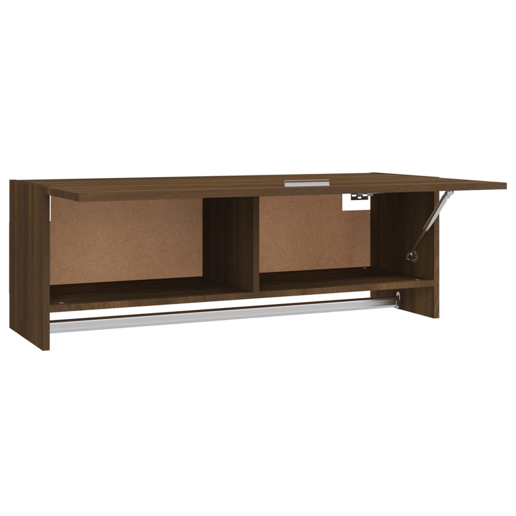 vidaXL Șifonier, stejar maro, 100x32,5x35 cm, lemn prelucrat