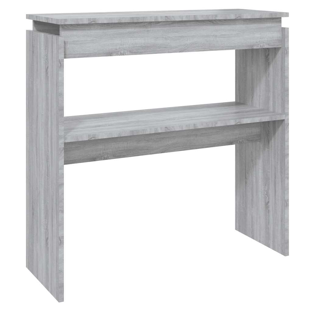 vidaXL Măsuță consolă, gri sonoma, 80x30x80 cm, lemn prelucrat vidaXL Măsuță consolă, gri sonoma, 80x30x80 cm, lemn prelucrat