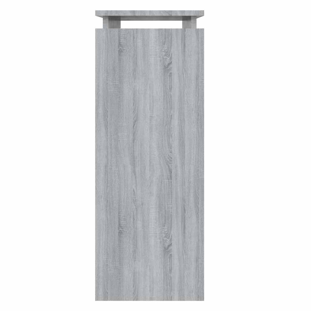 vidaXL Măsuță consolă, gri sonoma, 80x30x80 cm, lemn prelucrat vidaXL Măsuță consolă, gri sonoma, 80x30x80 cm, lemn prelucrat