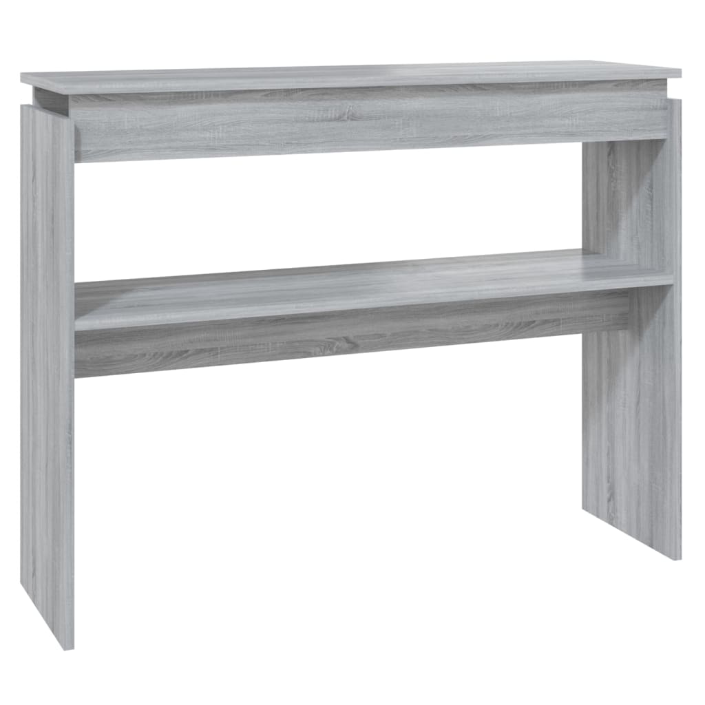 vidaXL Măsuță consolă, gri sonoma, 102x30x80 cm, lemn prelucrat vidaXL Măsuță consolă, gri sonoma, 102x30x80 cm, lemn prelucrat