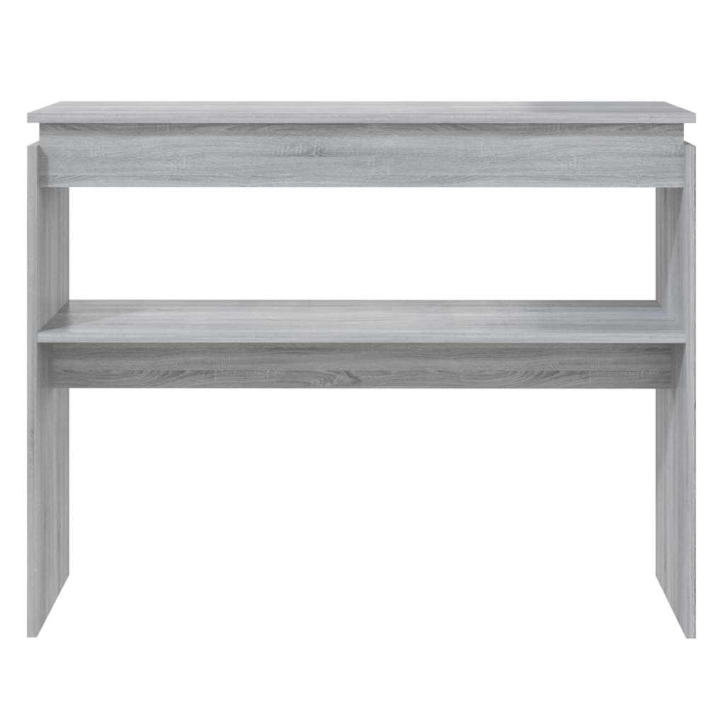 vidaXL Măsuță consolă, gri sonoma, 102x30x80 cm, lemn prelucrat vidaXL Măsuță consolă, gri sonoma, 102x30x80 cm, lemn prelucrat