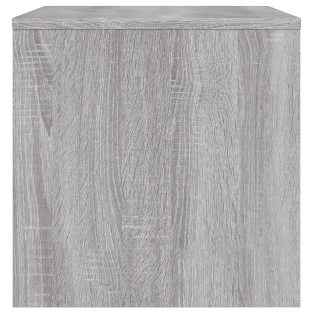 vidaXL Comodă TV, gri sonoma, 80x40x40 cm, lemn prelucrat vidaXL Comodă TV, gri sonoma, 80x40x40 cm, lemn prelucrat