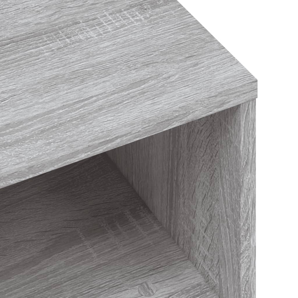 vidaXL Comodă TV, gri sonoma, 80x40x40 cm, lemn prelucrat vidaXL Comodă TV, gri sonoma, 80x40x40 cm, lemn prelucrat