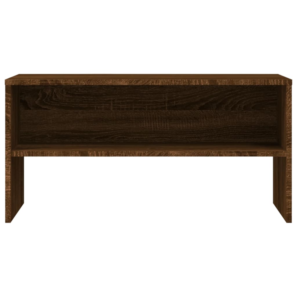 vidaXL Comodă TV, stejar maro, 80x40x40 cm, lemn prelucrat vidaXL Comodă TV, stejar maro, 80x40x40 cm, lemn prelucrat