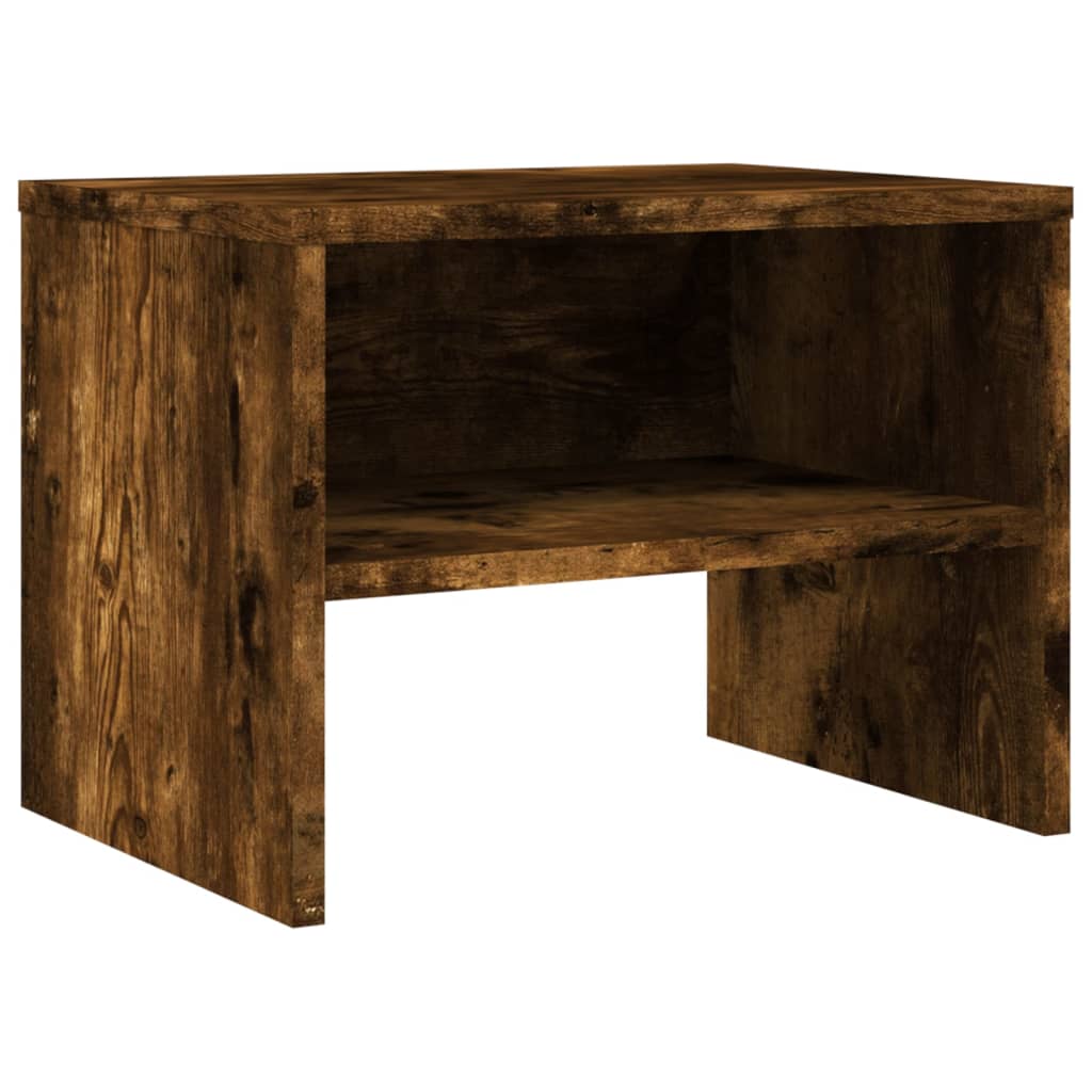 vidaXL Noptiere, 2 buc., stejar fumuriu, 40x30x30 cm, lemn prelucrat vidaXL Noptiere, 2 buc., stejar fumuriu, 40x30x30 cm, lemn prelucrat