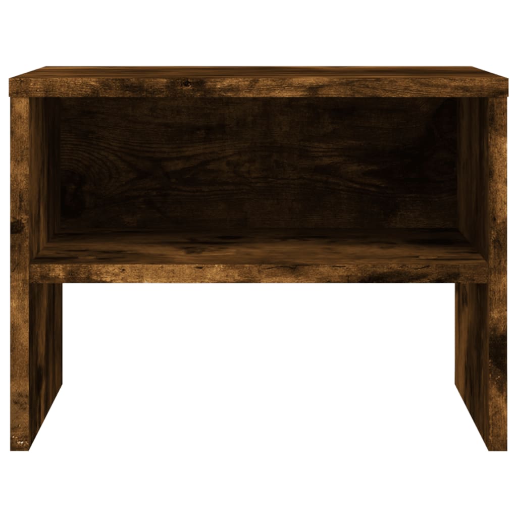 vidaXL Noptiere, 2 buc., stejar fumuriu, 40x30x30 cm, lemn prelucrat vidaXL Noptiere, 2 buc., stejar fumuriu, 40x30x30 cm, lemn prelucrat