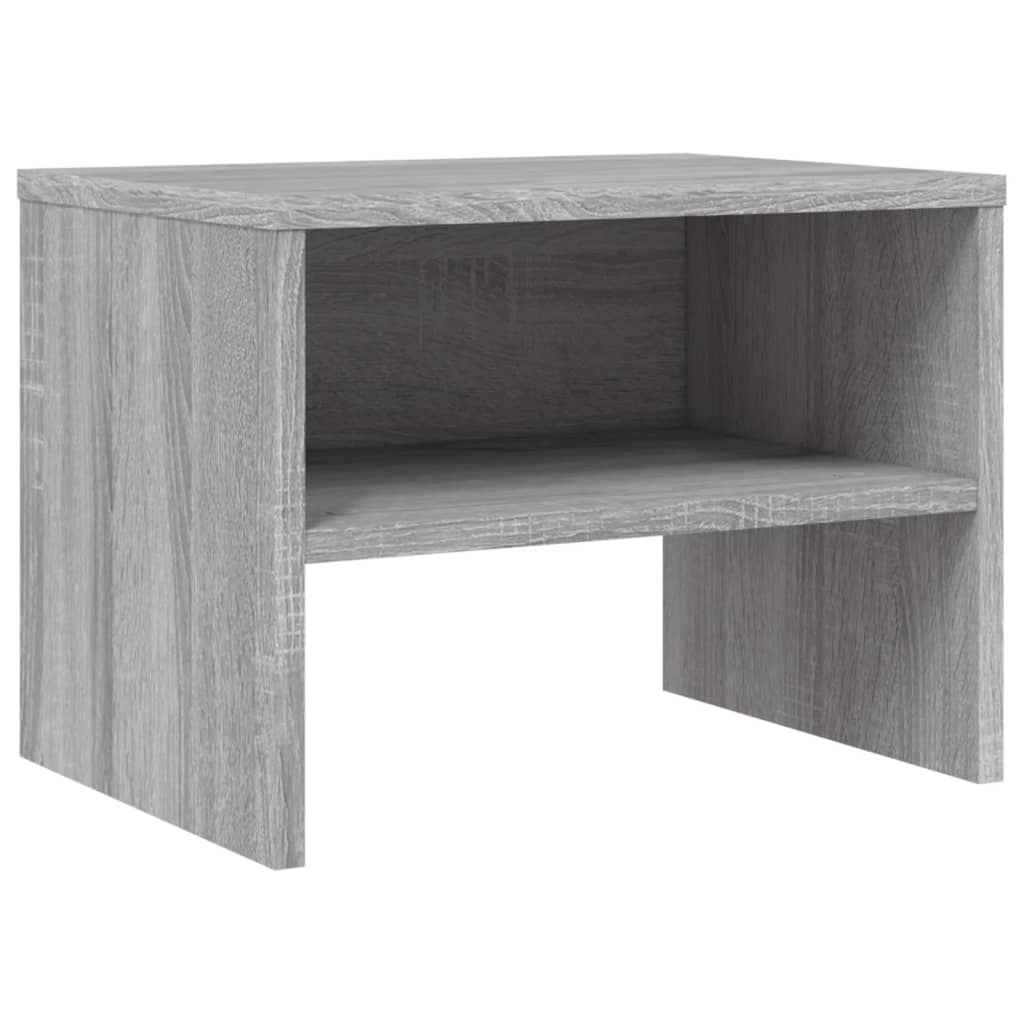 vidaXL Noptiere, 2 buc., gri sonoma, 40x30x30 cm, lemn prelucrat vidaXL Noptiere, 2 buc., gri sonoma, 40x30x30 cm, lemn prelucrat