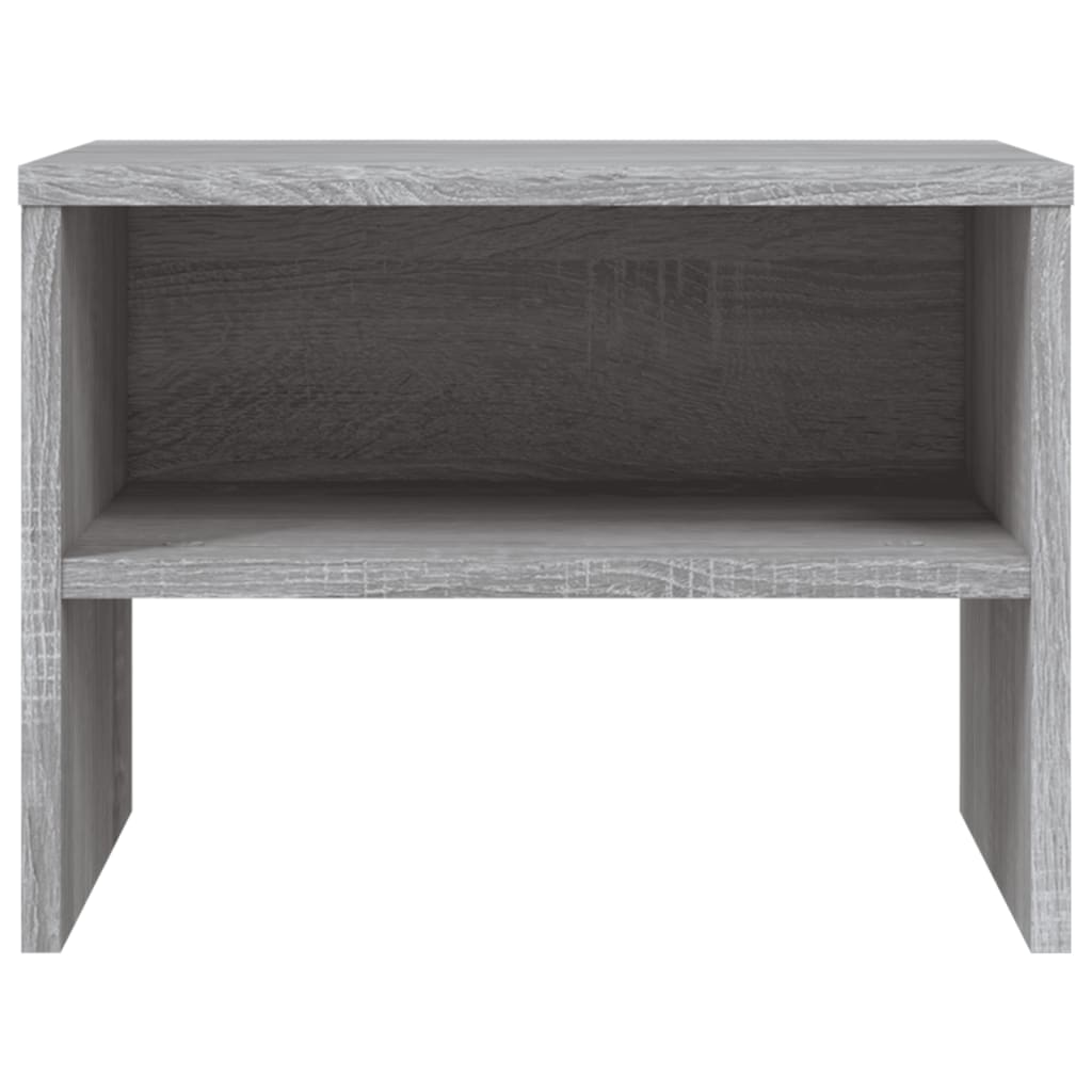 vidaXL Noptiere, 2 buc., gri sonoma, 40x30x30 cm, lemn prelucrat vidaXL Noptiere, 2 buc., gri sonoma, 40x30x30 cm, lemn prelucrat