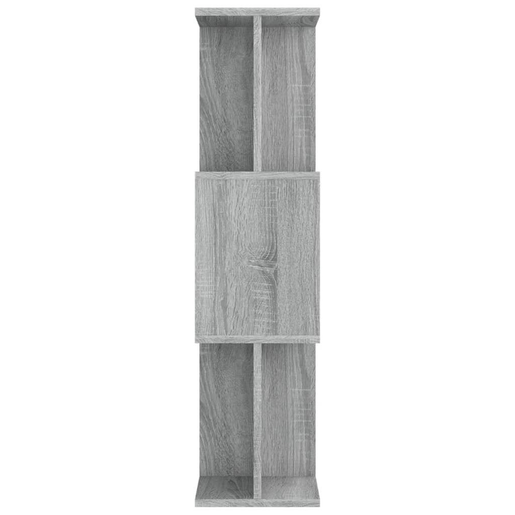 vidaXL Bibliotecă/Separator, sonoma gri, 80x24x96cm, lemn prelucrat vidaXL Bibliotecă/Separator, sonoma gri, 80x24x96cm, lemn prelucrat
