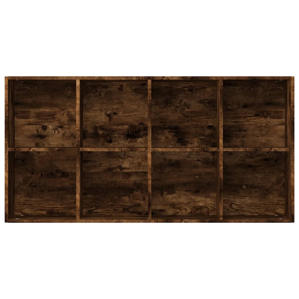 vidaXL Bibliotecă/dulap, stejar fumuriu, 66x30x130 cm, lemn prelucrat vidaXL Bibliotecă/dulap, stejar fumuriu, 66x30x130 cm, lemn prelucrat