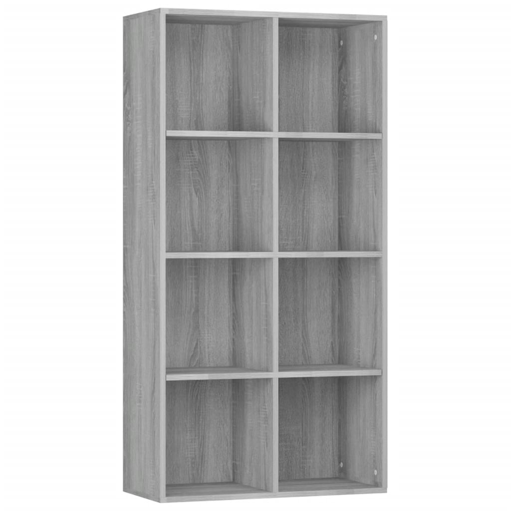 vidaXL Bibliotecă/Servantă, gri sonoma, 66x30x130 cm, lemn prelucrat vidaXL Bibliotecă/Servantă, gri sonoma, 66x30x130 cm, lemn prelucrat
