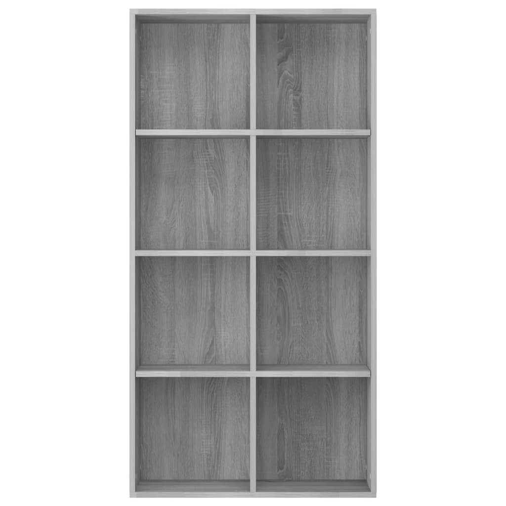 vidaXL Bibliotecă/Servantă, gri sonoma, 66x30x130 cm, lemn prelucrat vidaXL Bibliotecă/Servantă, gri sonoma, 66x30x130 cm, lemn prelucrat