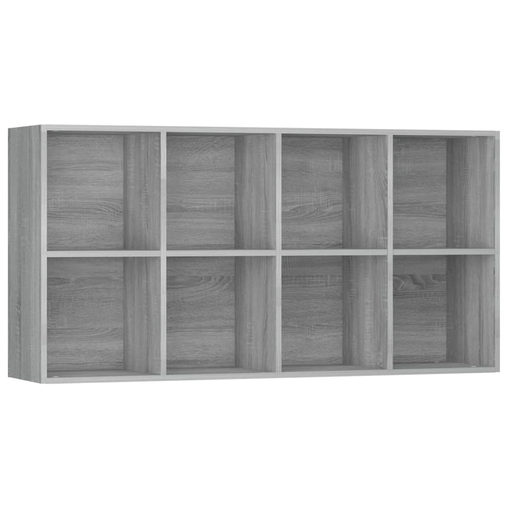 vidaXL Bibliotecă/Servantă, gri sonoma, 66x30x130 cm, lemn prelucrat vidaXL Bibliotecă/Servantă, gri sonoma, 66x30x130 cm, lemn prelucrat