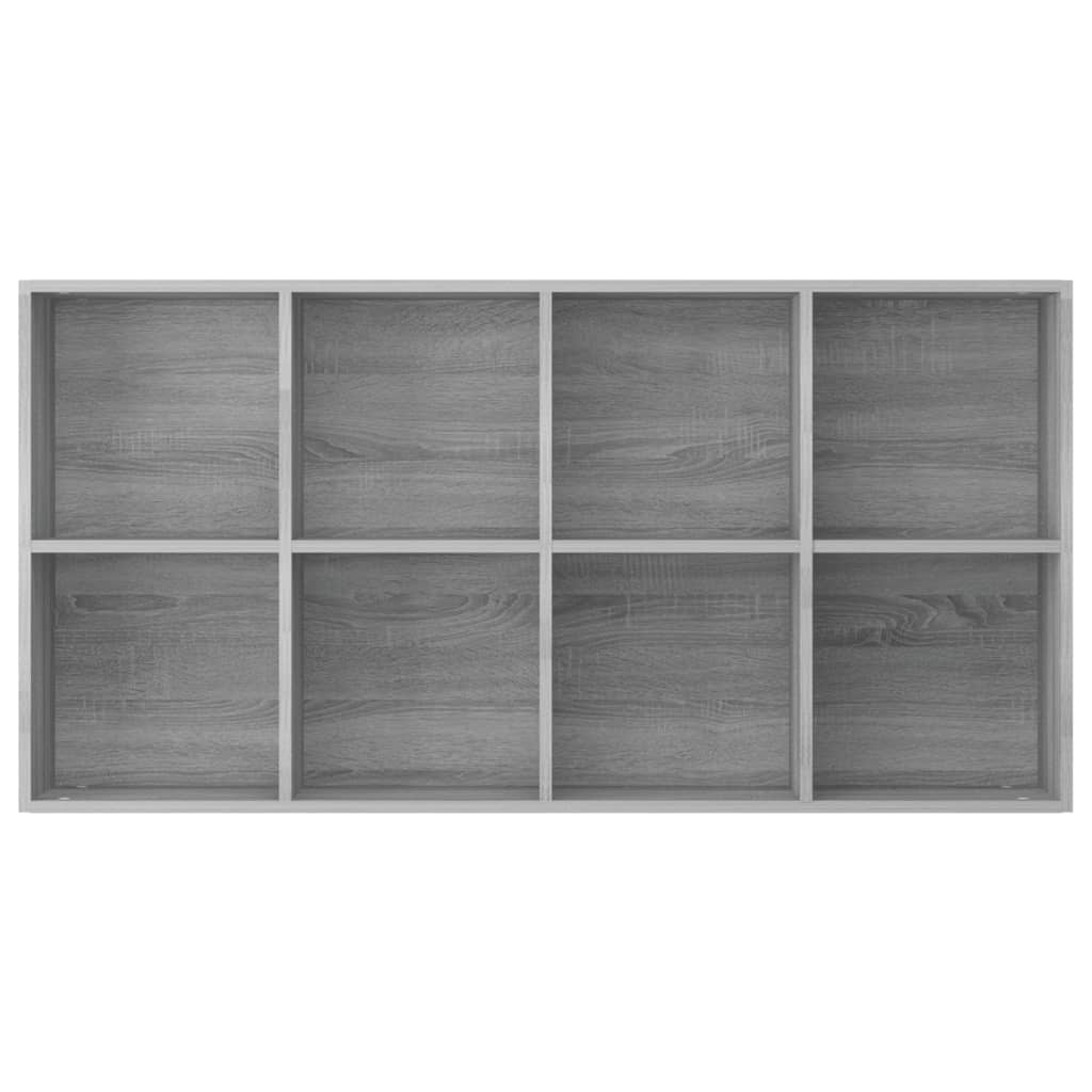 vidaXL Bibliotecă/Servantă, gri sonoma, 66x30x130 cm, lemn prelucrat vidaXL Bibliotecă/Servantă, gri sonoma, 66x30x130 cm, lemn prelucrat
