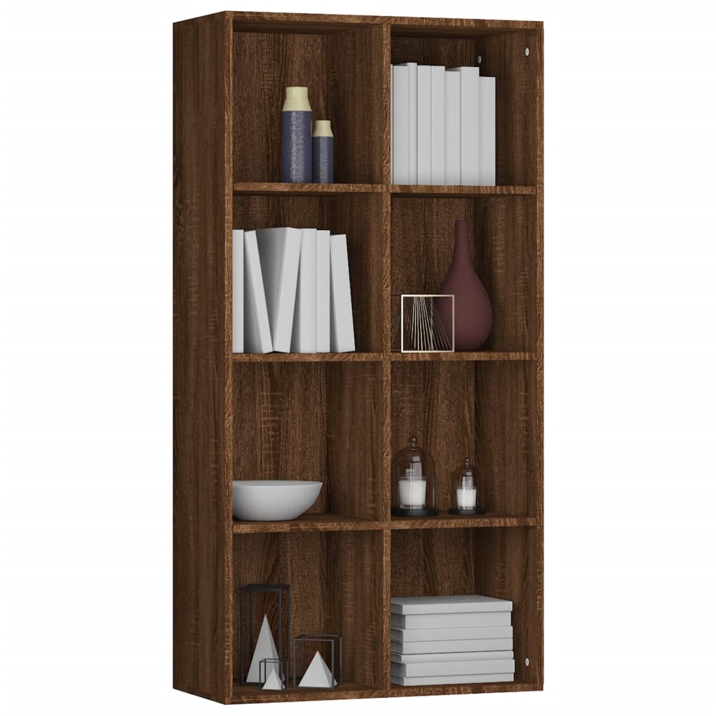 vidaXL Bibliotecă/Servantă, stejar maro, 66x30x130 cm, lemn prelucrat vidaXL Bibliotecă/Servantă, stejar maro, 66x30x130 cm, lemn prelucrat