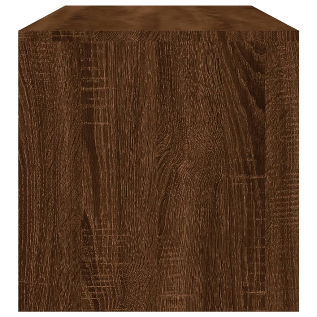 vidaXL Măsuță de cafea, stejar maro, 100x40x40 cm, lemn prelucrat vidaXL Măsuță de cafea, stejar maro, 100x40x40 cm, lemn prelucrat