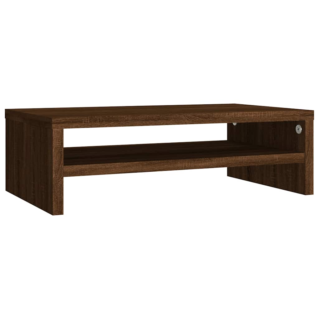 vidaXL Suport pentru monitor stejar maro 42x24x13 cm lemn prelucrat