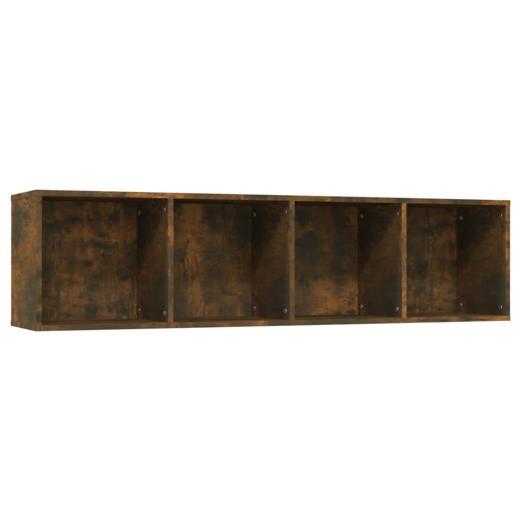 vidaXL Bibliotecă/dulap TV stejar fumuriu 143x30x36cm lemn prelucrat vidaXL Bibliotecă/dulap TV stejar fumuriu 143x30x36cm lemn prelucrat