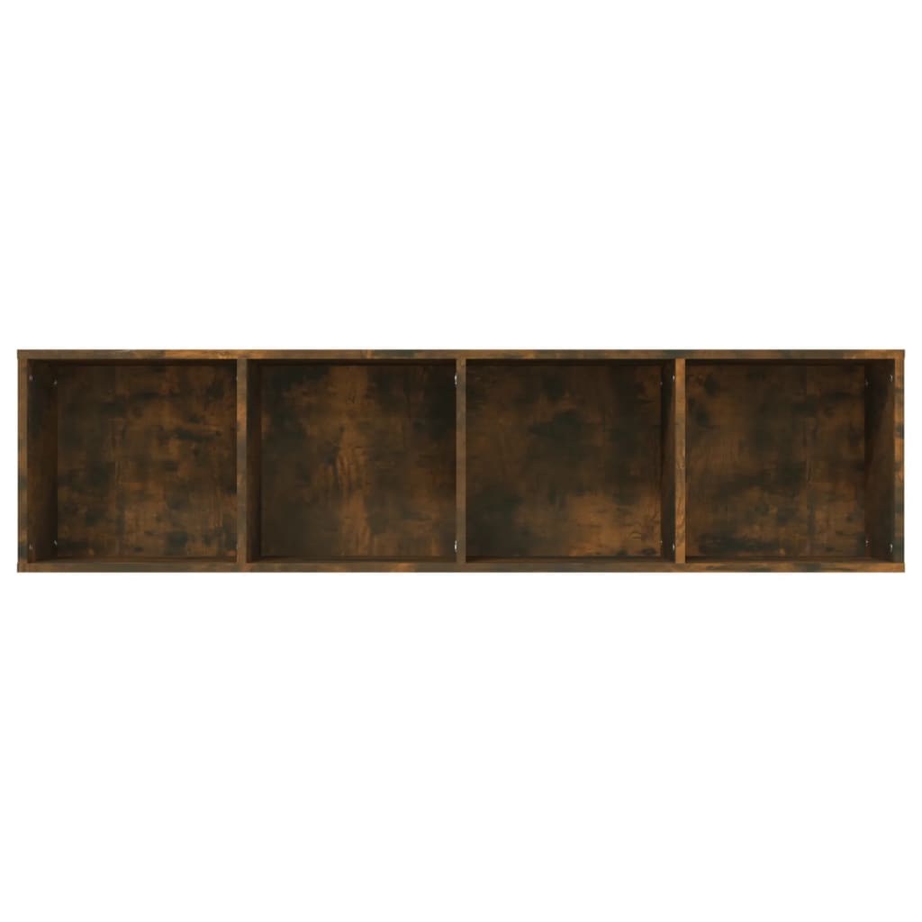 vidaXL Bibliotecă/dulap TV stejar fumuriu 143x30x36cm lemn prelucrat vidaXL Bibliotecă/dulap TV stejar fumuriu 143x30x36cm lemn prelucrat