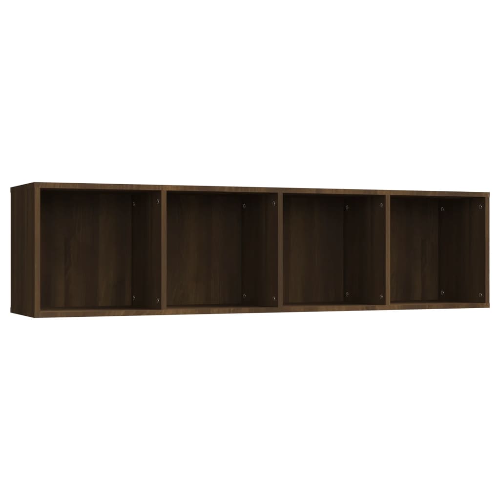 vidaXL Bibliotecă/dulap TV stejar maro 143x30x36 cm lemn prelucrat vidaXL Bibliotecă/dulap TV stejar maro 143x30x36 cm lemn prelucrat
