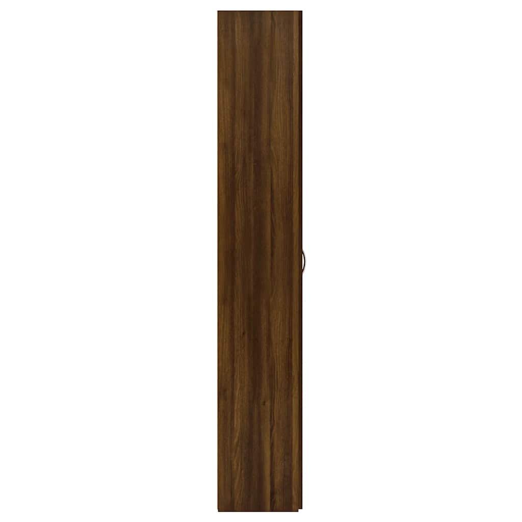 vidaXL Dulap de birou, stejar maro, 60x32x190 cm, lemn prelucrat vidaXL Dulap de birou, stejar maro, 60x32x190 cm, lemn prelucrat