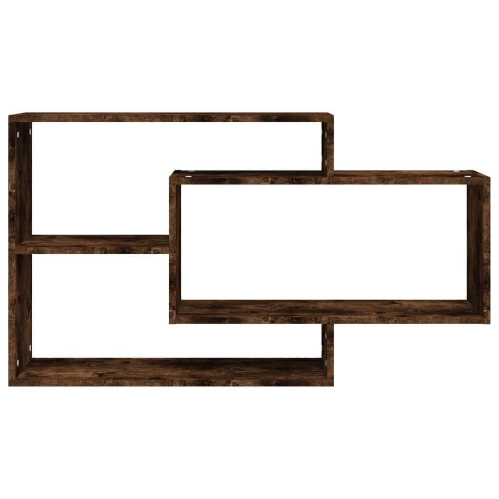 vidaXL Raft de perete, stejar fumuriu, 104x20x58,5 cm, lemn compozit vidaXL Raft de perete, stejar fumuriu, 104x20x58,5 cm, lemn compozit