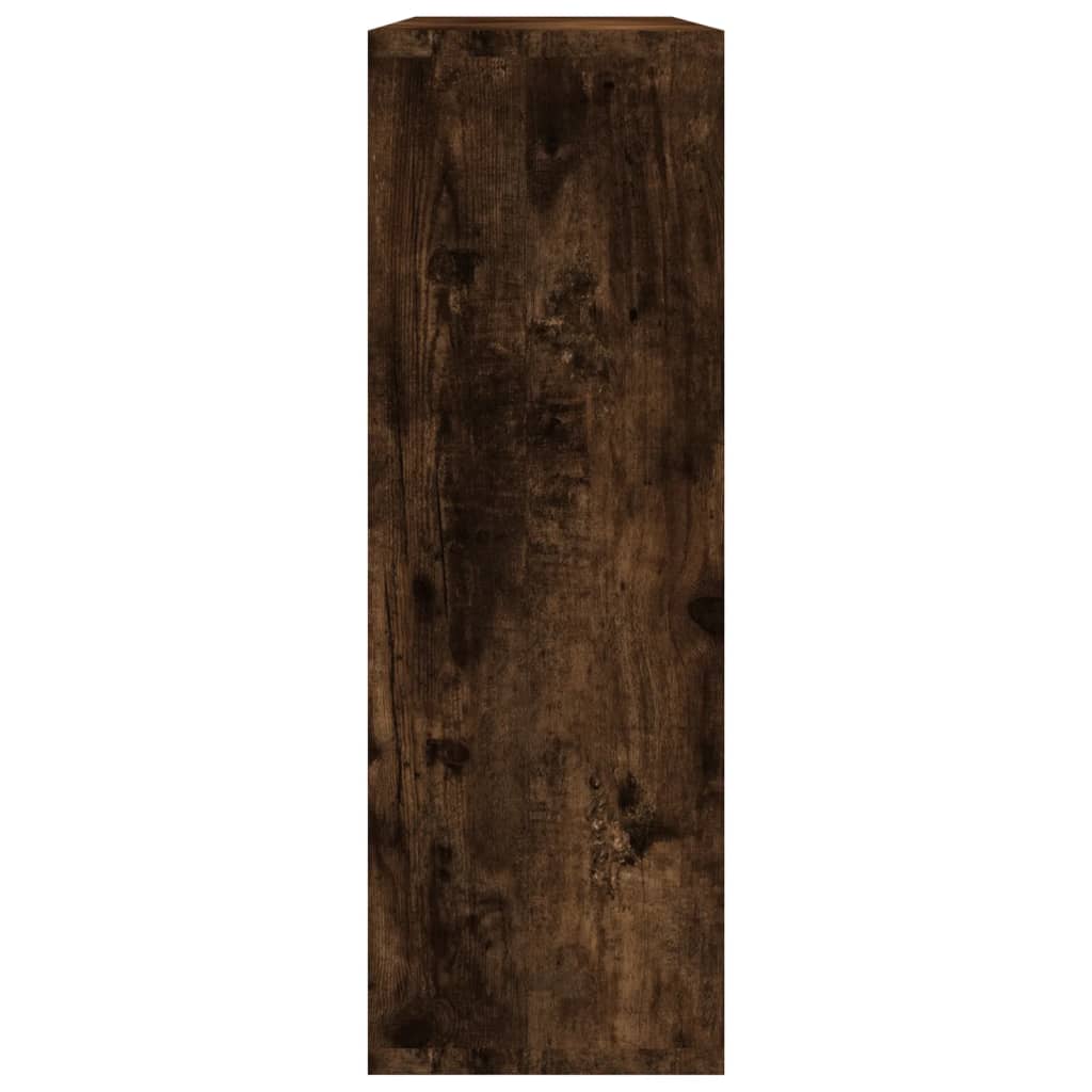vidaXL Raft de perete, stejar fumuriu, 104x20x58,5 cm, lemn compozit vidaXL Raft de perete, stejar fumuriu, 104x20x58,5 cm, lemn compozit