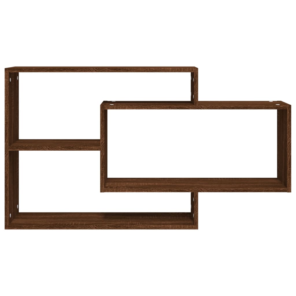 vidaXL Raft de perete, stejar maro, 104x20x58,5 cm, lemn compozit vidaXL Raft de perete, stejar maro, 104x20x58,5 cm, lemn compozit