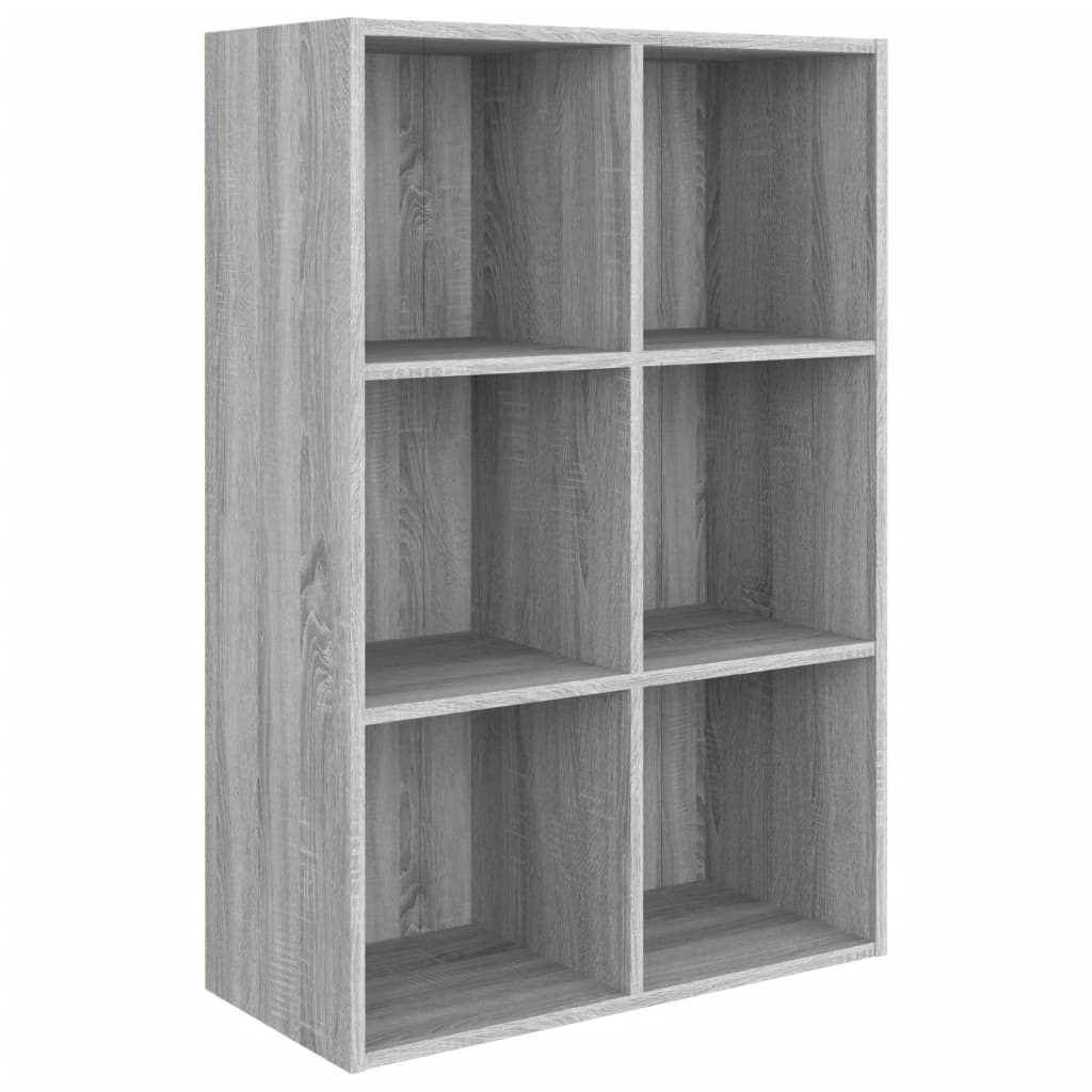 vidaXL Bibliotecă/Servantă, gri sonoma, 66x30x98 cm, lemn prelucrat vidaXL Bibliotecă/Servantă, gri sonoma, 66x30x98 cm, lemn prelucrat
