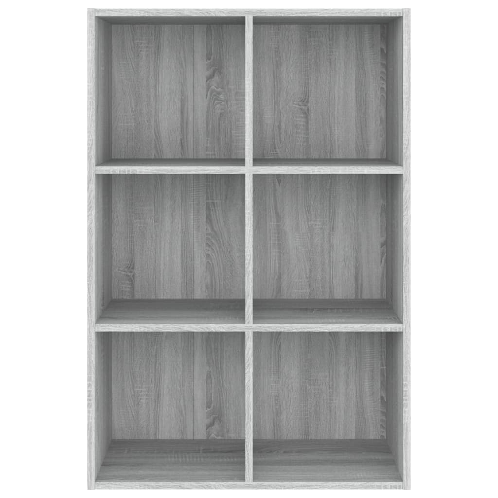 vidaXL Bibliotecă/Servantă, gri sonoma, 66x30x98 cm, lemn prelucrat vidaXL Bibliotecă/Servantă, gri sonoma, 66x30x98 cm, lemn prelucrat