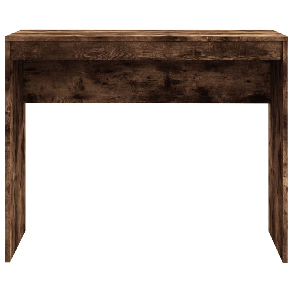vidaXL Birou, stejar fumuriu, 90x40x72 cm, lemn prelucrat