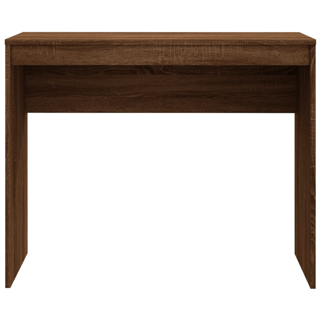 vidaXL Birou, stejar maro, 90x40x72 cm, lemn prelucrat