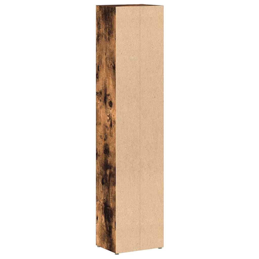 vidaXL Dulap CD-uri 2 buc. stejar fumuriu 21x16x93,5 cm lemn prelucrat vidaXL Dulap CD-uri 2 buc. stejar fumuriu 21x16x93,5 cm lemn prelucrat