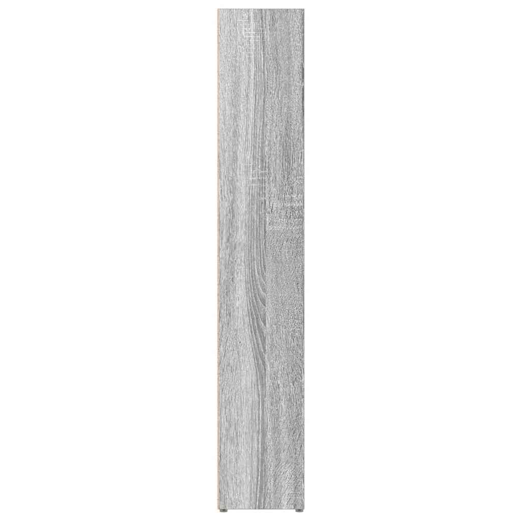 vidaXL Dulap CD-uri 2 buc. gri sonoma 21x16x93,5 cm lemn prelucrat