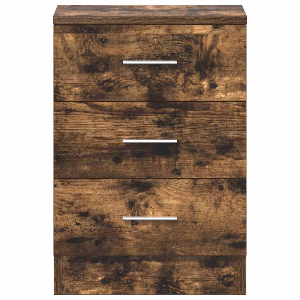 vidaXL Noptiere, 2 buc., stejar fumuriu, 38x35x56 cm, lemn prelucrat vidaXL Noptiere, 2 buc., stejar fumuriu, 38x35x56 cm, lemn prelucrat