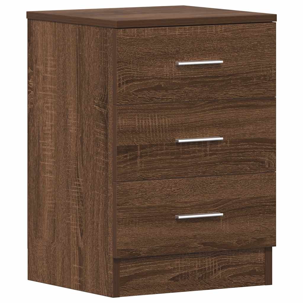 vidaXL Dulap noptieră, stejar maro, 38x35x56 cm, lemn prelucrat vidaXL Dulap noptieră, stejar maro, 38x35x56 cm, lemn prelucrat