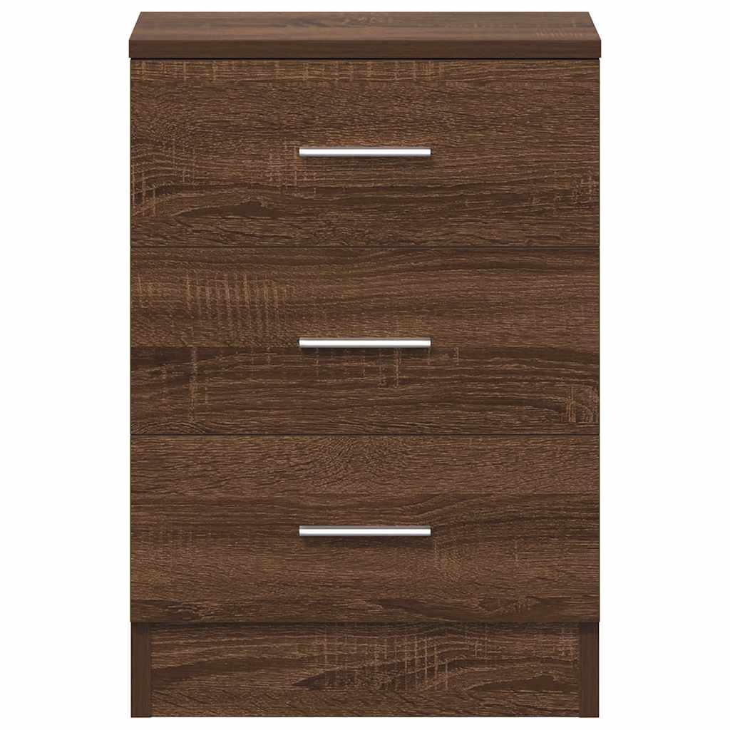 vidaXL Dulap noptieră, stejar maro, 38x35x56 cm, lemn prelucrat vidaXL Dulap noptieră, stejar maro, 38x35x56 cm, lemn prelucrat