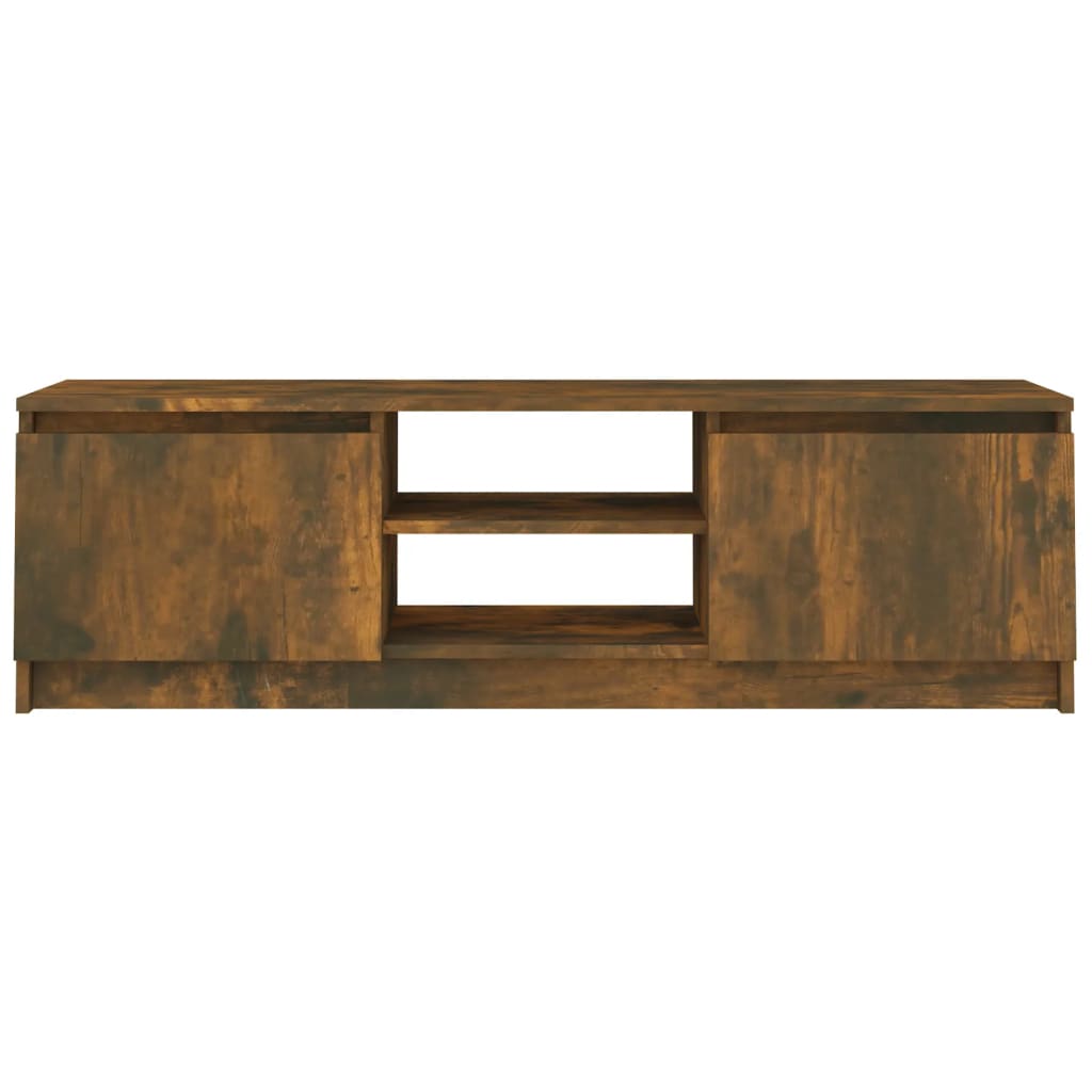 vidaXL Comodă TV, stejar fumuriu, 120x30x35,5 cm, lemn prelucrat vidaXL Comodă TV, stejar fumuriu, 120x30x35,5 cm, lemn prelucrat