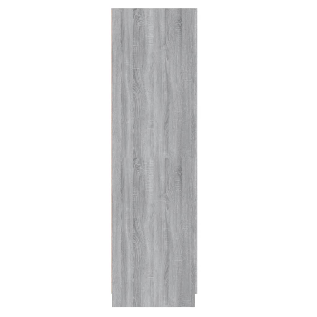 vidaXL Șifonier, gri sonoma, 80x52x180 cm, lemn prelucrat vidaXL Șifonier, gri sonoma, 80x52x180 cm, lemn prelucrat