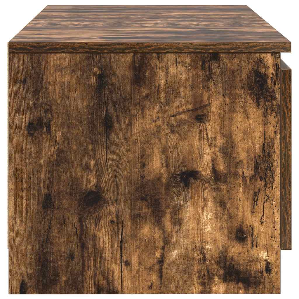 vidaXL Comodă TV, stejar fumuriu, 140x40x35,5 cm, lemn prelucrat vidaXL Comodă TV, stejar fumuriu, 140x40x35,5 cm, lemn prelucrat