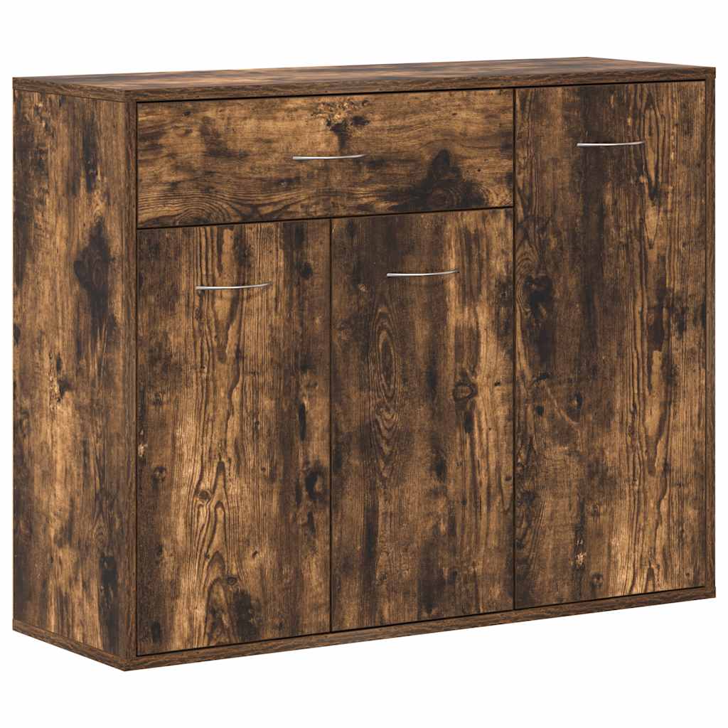 vidaXL Servantă, stejar fumuriu, 88x30x70 cm, lemn prelucrat vidaXL Servantă, stejar fumuriu, 88x30x70 cm, lemn prelucrat