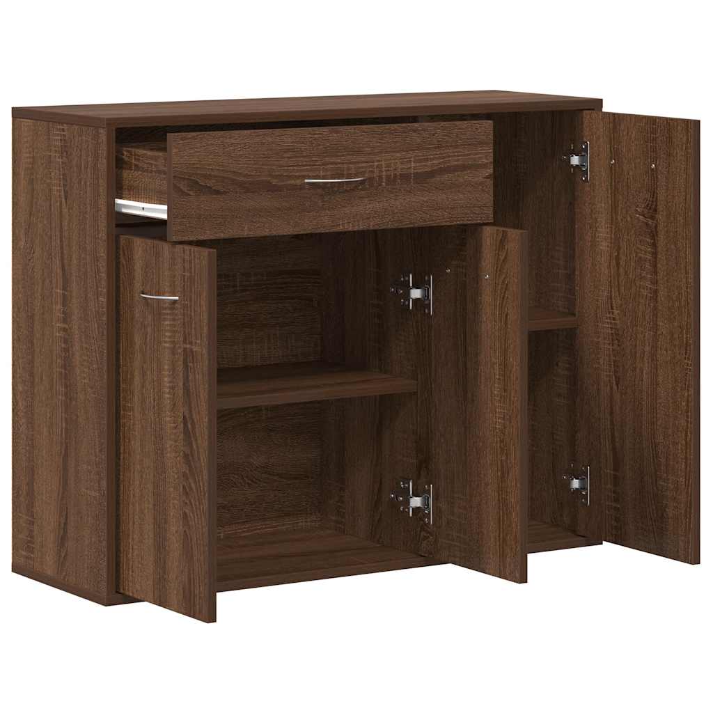 vidaXL Servantă, stejar maro, 88x30x70 cm, lemn prelucrat