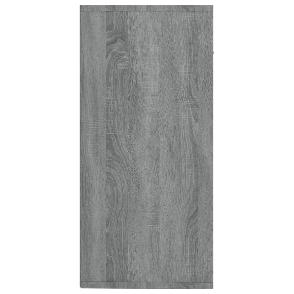 vidaXL Servantă, sonoma gri, 88x30x65 cm, lemn compozit
