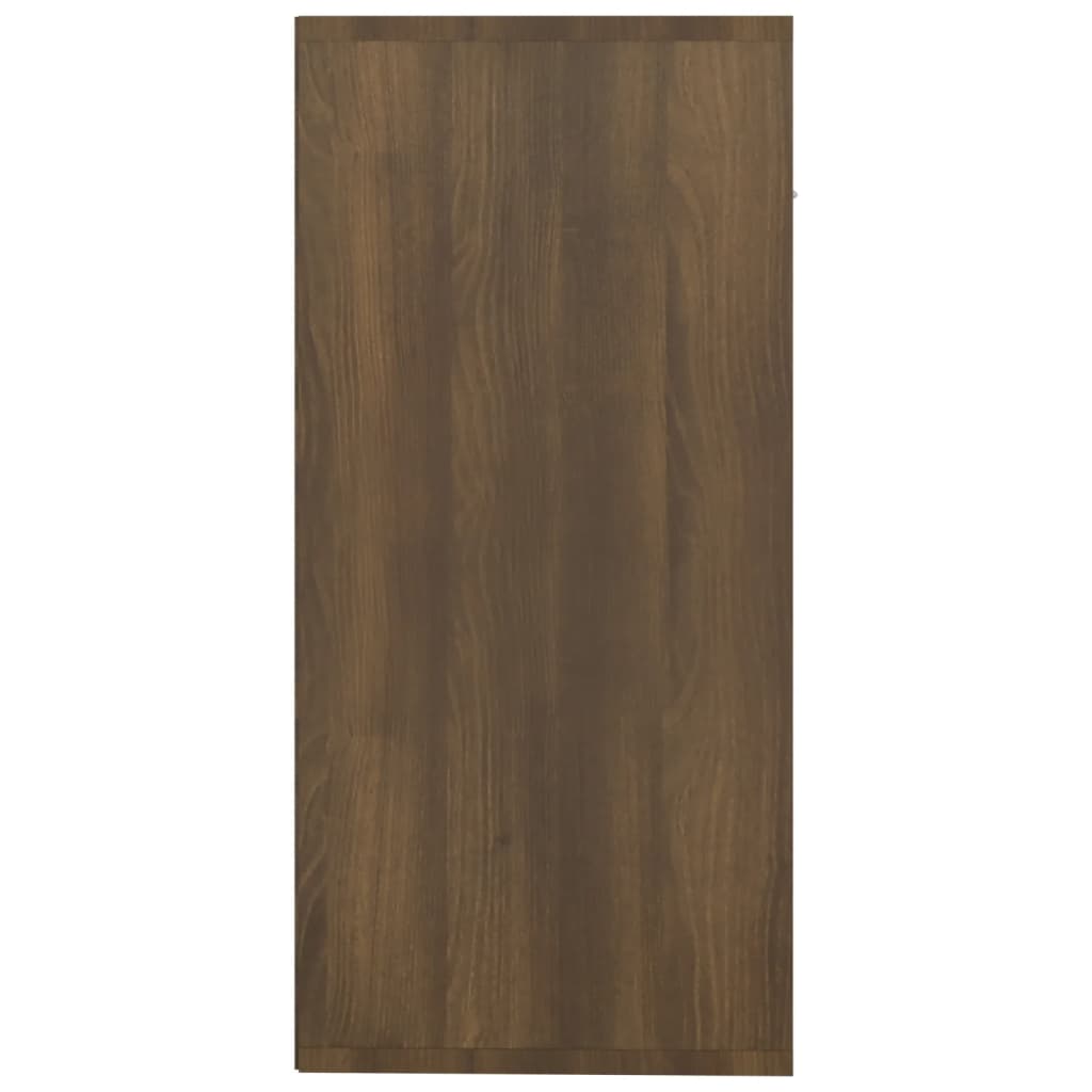 vidaXL Servantă, stejar maro, 88x30x65 cm, lemn compozit