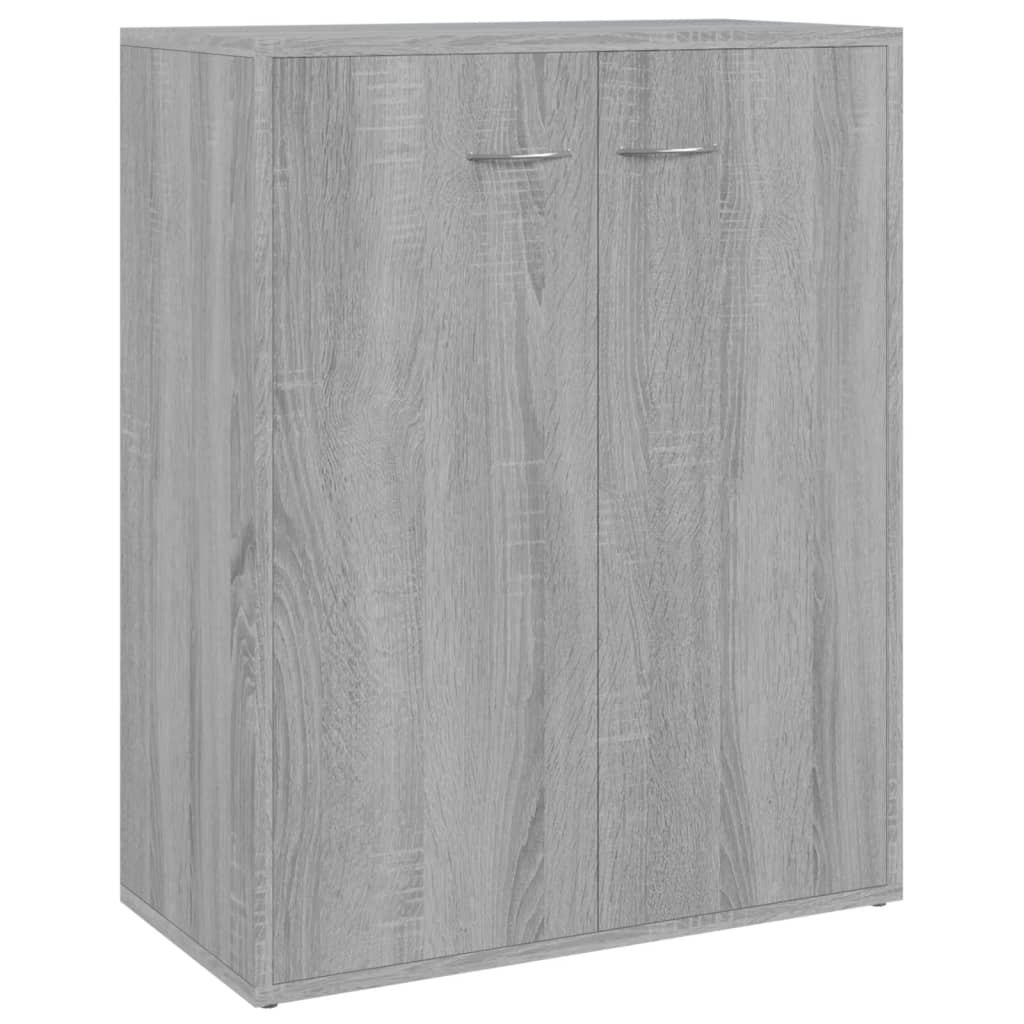 vidaXL Servantă, gri sonoma, 60x30x75 cm, lemn compozit vidaXL Servantă, gri sonoma, 60x30x75 cm, lemn compozit